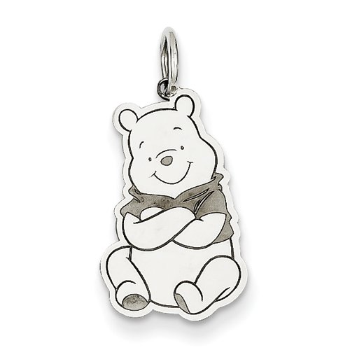 Disney Collection - 14K White Gold Disney Winnie the Pooh Charm