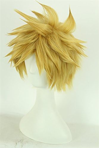 ICOSER Amnesia Toma Short Party Wigs Anime Cosplay Costume Full Wig Hair (Blond)