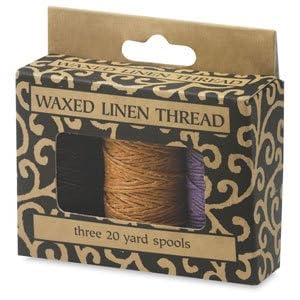 Lineco-Waxed-Linen-Thread-Waxed-Linen-Thread-Pkg-of-3-Spools