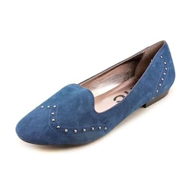 Amazon.com: DKNYC Viva Womens Size 8 Blue Suede Flats