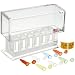 Dynalon 172344 Acrylic Beta Block Microcentrifuge Tube Storage Rack with Base and Cover, 7.5" Length x 2.75" Width x 3.5" Height, 12 Places