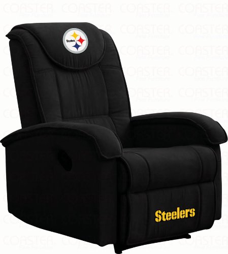 Coaster Company NFL Team Sports Recliner - Steelers