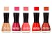 Fashion Bar Nail Polish in Musted,Shimmer Mazanta ,Baby Pink,Red ,Browny rich Shades RS.279.00