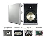 New Pair MA Audio MAQ-840-ALH25 8 2-Way In-Wall/In-Ceiling Home Theater Surround Sound Speakers