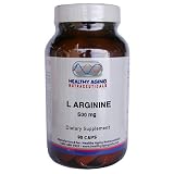 Healthy Aging Nutraceuticals L Arginine 500 Mg 90 Capsules (Pack of 2)