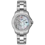 Swiss Army Women's Officer's 1884 Diamond Mother of Pearl Watch #24777