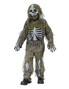 Kids-Costume Skeleton Zombie Child Sm Halloween Costume - Child Small