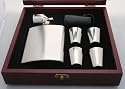 Stainless Steel Liquor Drinking Flask Set
