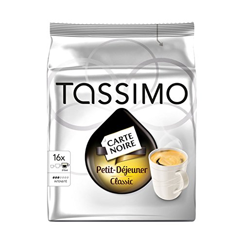 Carte Noire Petit Dejeuner Coffee, T-Discs for Tassimo Coffeemakers, 16-Count Packages (Pack of 2)