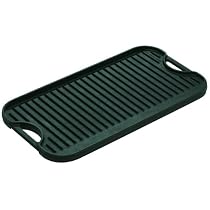 Lodge Logic Pro 20-by-10-7/16-Inch Cast-Iron Grill/Griddle