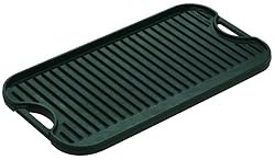 Lodge Logic LPG13 Pro 20-by-10-7/16-Inch Cast-Iron Grill/Griddle