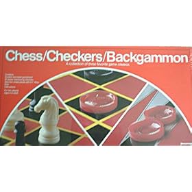 Checkers / Chess / Backgammon ( Folding Board )