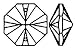 14 mm 30% Lead Crystal Octagon #1032-14