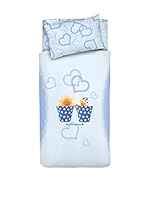 Anne Geddes Juego De Cama Con Chichonera Ag Daisy Pot (Cielo)