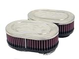 K&N RC-2372 Universal Chrome Filter