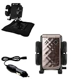 Sony Ericsson z555a Auto Bean Bag Dash Holder with Car Charger - Uses Gomadic TipExchange