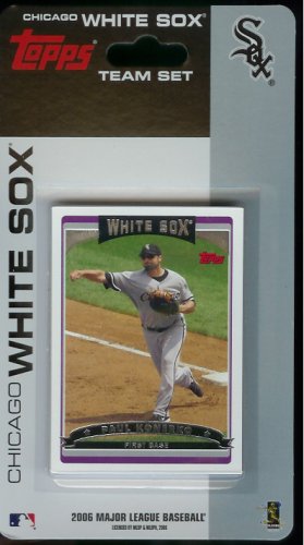 2006 Topps Chicago White Sox Special Edition Baseball Card Team Set (14 cards including Paul Konerko, Jermaine Dye, Joe Crede, AJ Pierzynski, Tadahito Iguchi, Scott Podsednik, Jim Thome, Jon Garland, & more)