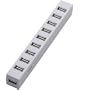 Elecom 10 Port USB 2.0 Hub White