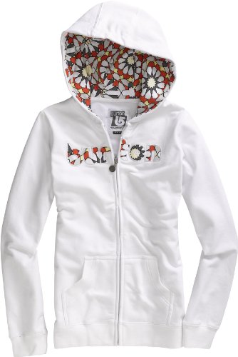 Burton M&auml;dchen Kapuzenjacke Gravity Fullzip, bright white, L12, 267407 Preisvergleich