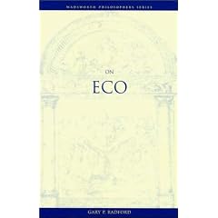 On Eco (Wadsworth Philosophers Series)