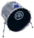 HB Bass Drum Predator Elite 22" x 16" x 20 Lug Kick Drum Ebony Mist