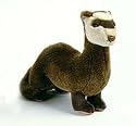 Plush Sable Ferret 13"