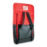 Exclusive By Picnictime Ventura Seat Portable Recliner With Armrests And Adjustable Backpack Straps/Red-New York Giants (Digital Print)