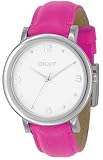 DKNY Watch, Women's Fuchsia Leather Strap NY4895