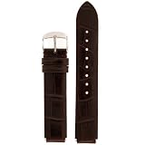 Leather Watch Strap to Fit Philip Stein Watches 16 millimeter Dark Brown Tech Swiss