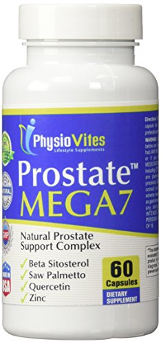 Prostate Mega7 #1 Top Rated Best Prostate Supplement For Men With Beta Sitosterol, Saw Palmetto, Quercetin Prostate Mega7 Prostate Health And Prostate Support Supplement 60 Capsules 1 Bottle