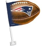 New England Patriots Shaped Car Flag