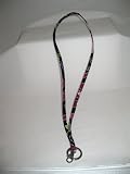 Vera Bradley Lanyard Necklace in Purple Punch