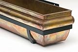 H Potter Rustic Copper Window Box Garden Decor Flower Planter 48"