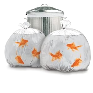 Gold Fish Trash Bags