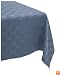 Reflections 60 by 84-Inch Oblong / Rectangle Tablecloth, Stone Blue