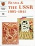Russia and the USSR 1905-1941: Student's Book (Discovering the Past for GCSE)