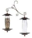 Deluxe Bronze Sip & Seed Bird Feeder