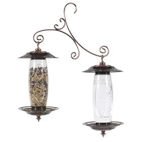 Deluxe Bronze Sip and Seed Bird Feeder by Woodstream