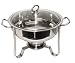 Arcosteel 4-Quart Chafing Dish with Glass Lid