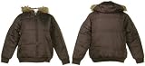 SEVENTY SEVEN - JUNIOR PLUS SEVENTY SEVEN Brown Puff Bomber Jacket