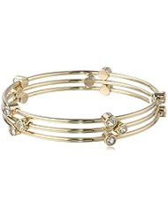Kenneth Cole New York "Springtime Rose" Crystal Bangle Bracelet Set
