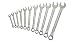 Jet 477411 11-Piece SAE Combination Wrench Set