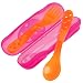 Sassy: Travel Case with Fork & Spoon - Asst Colors