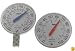 Zelco 8102 2nd Degree Indoor & Outdoor Thermometer White