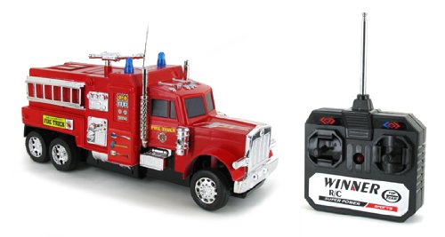 417AGoCyyWL Ready To Rescue Electric RTR RC Remote Control Fire Truck (Color May Vary)