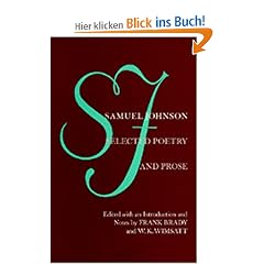 Samuel Johnson: Selected Poetry and Prose