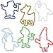 Rudolph Christmas Silly Bandz Rubber Bracelets Pack of 24