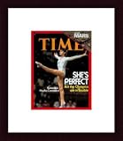 Nadia Comaneci / TIME Cover: August 02, 1976, Framed Art Print by TIME Magazine