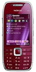 Nokia E75 Unlocked Phone with 3.2 MP Camera, 3G, Wi-Fi, GPS, Media Player, and 4 GB MicroSD Card--U.S. Version with Warranty (Ruby Red)