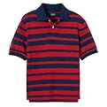 Boys' Cherokee&reg; Ultimate Stripe Pique Polo - Red